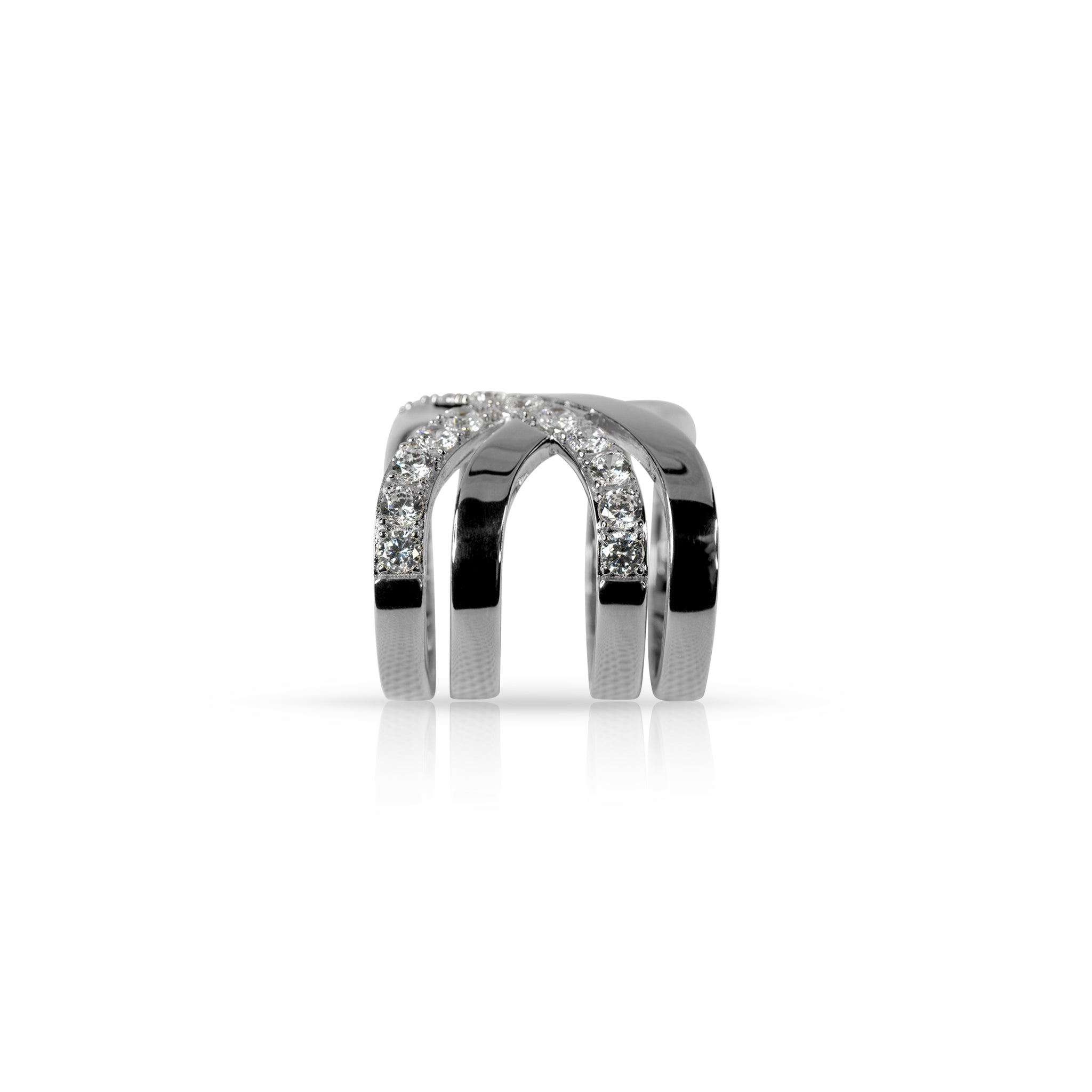 Paris Twist Infinity Ring