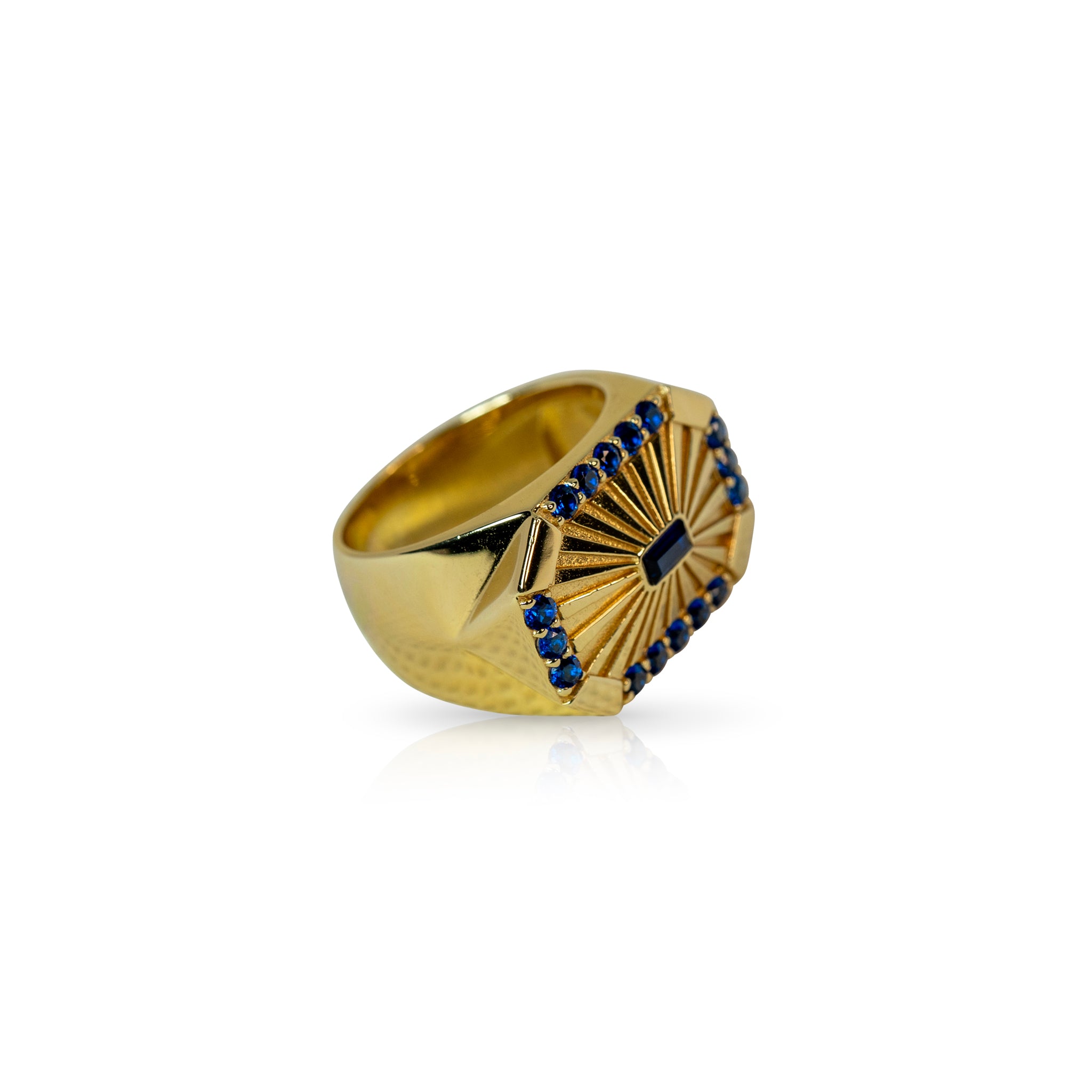 NYC Structure Square Signet Ring