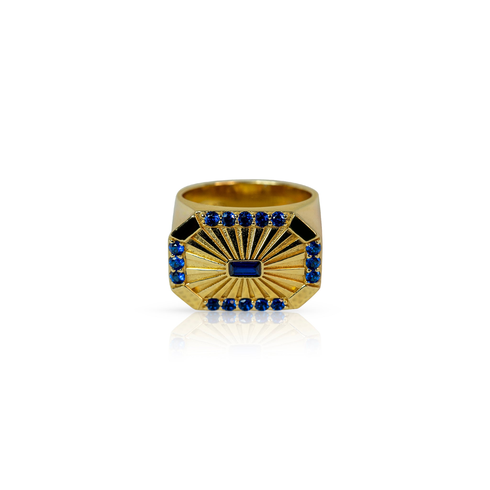 NYC Structure Square Signet Ring