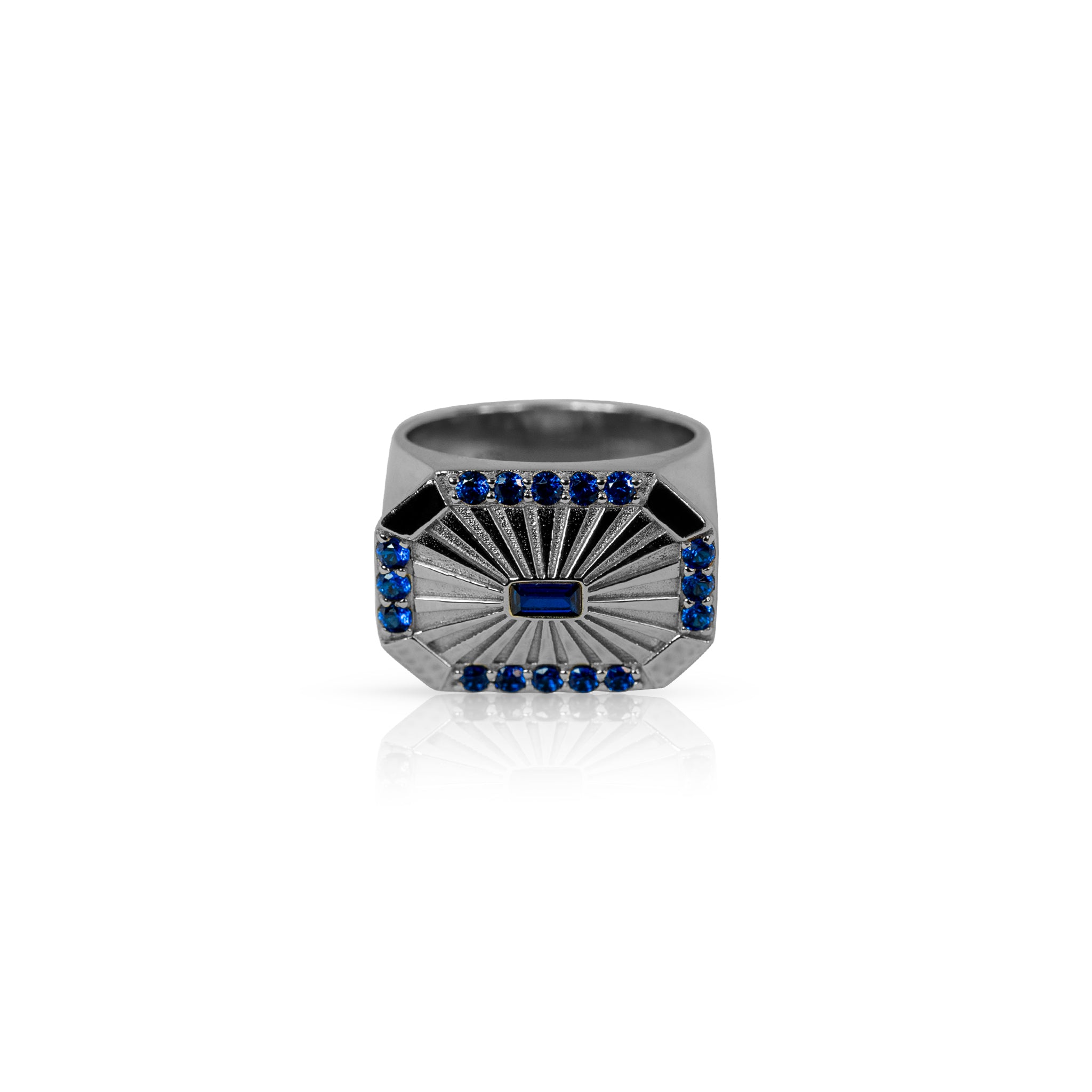 NYC Structure Square Signet Ring