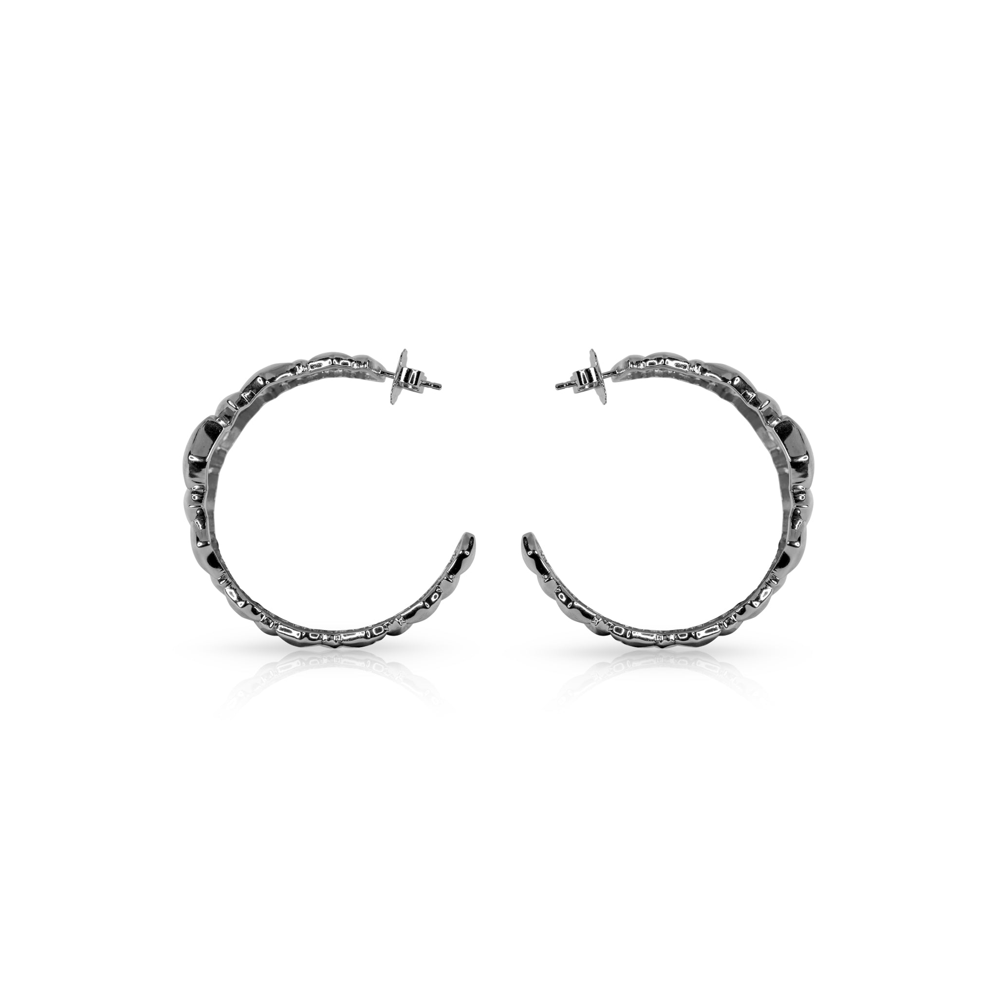 Capri Oversized Half Hoop Earrings